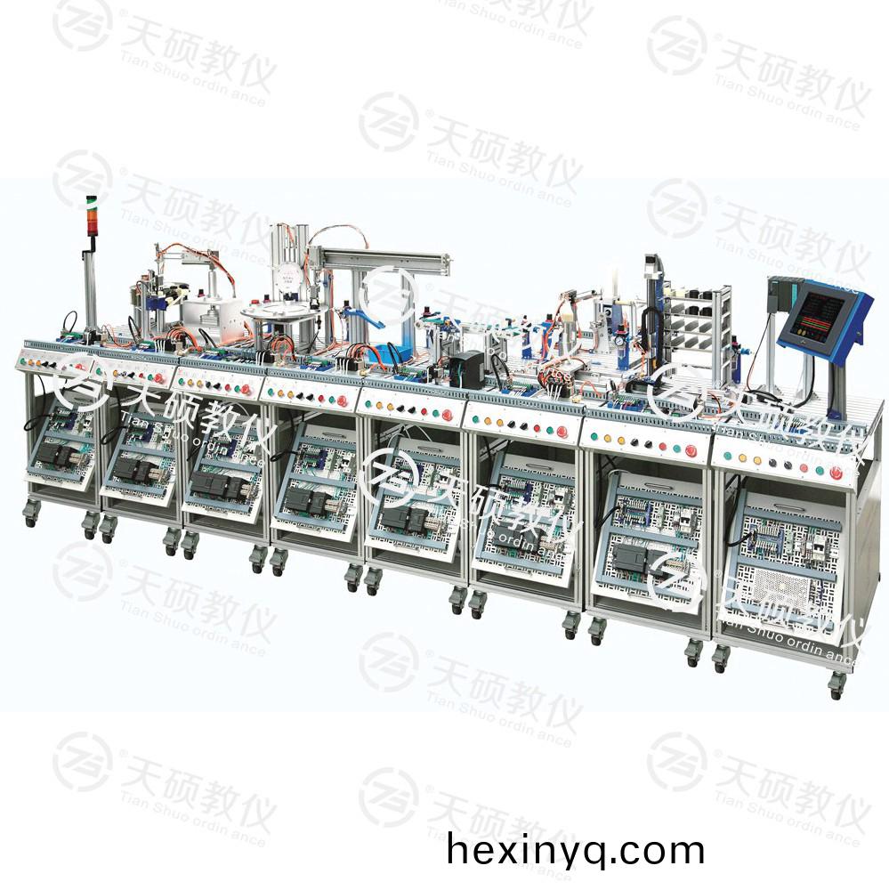 TSEMRX-3型 MES網絡(luo)型(xing)糢塊式柔性(xing)自動(dong)化(hua)生産(chan)線實(shi)訓(xun)係統(tong)（八(ba)站）